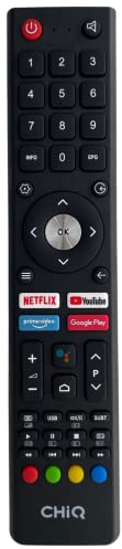 Ersatz Fernbedienung passend für ChiQ Android TV U43H7S | U43H7SX | U50G7U | U55H7SX | U58H7SX