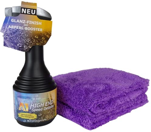 ADVANTUSE - Dr. Wack - Detailer Sets (Speed Detailer 500ml mit Tuch) Sprühversiegelung die zudem vorhandene Versiegelung auffrischt
