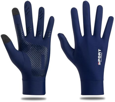 Shkalacar Guanti Estivi Protezione UV, Guanti Touchscreen Antiscivolo per Uomo Donna Guanti Traspiranti per Guidare Ciclismo Equitazione Arrampicata Golf Allenamento