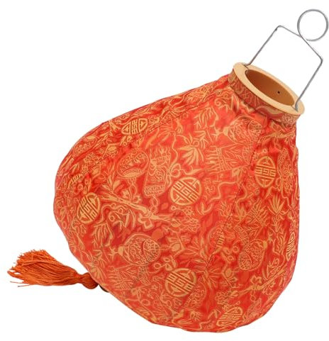 Milisten Vintage Laterne Orange Hängend Charm Festival Deko Garten Party Outdoor Asiatische Antike Laternen Dekoration