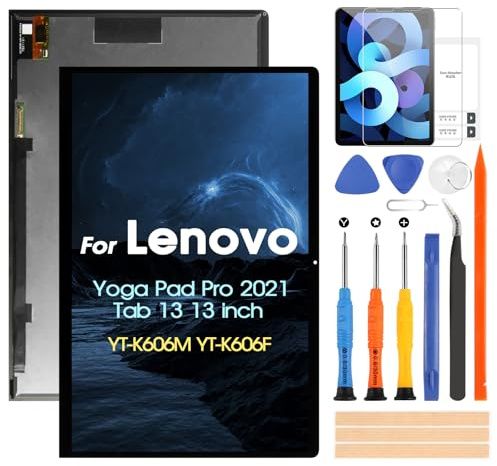 LCD Bildschirm für Lenovo Yoga Pad Pro 2021 / Yoga Tab 13 YT-K606M - für Lenovo YT-K606F LCD Display Touch Digitizer Glas Panel Montage Werkzeuge Kit Reparaturteile