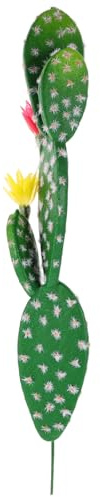 VOSAREA Décoration Cactus Artificielle Verte en Plastique, Style Réaliste