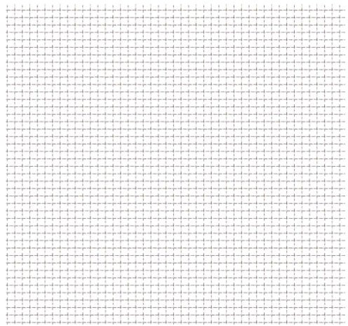 Xichuzi Wellengitter, Volierendraht, Hasendraht, Funkenschutzgitter, Drahtgitter, Hasengitter, Metallgitter, Teichfolie, Rasenschutzgitter, Gitterzaun, Edelstahl 50×50 cm 11×11×2 mm