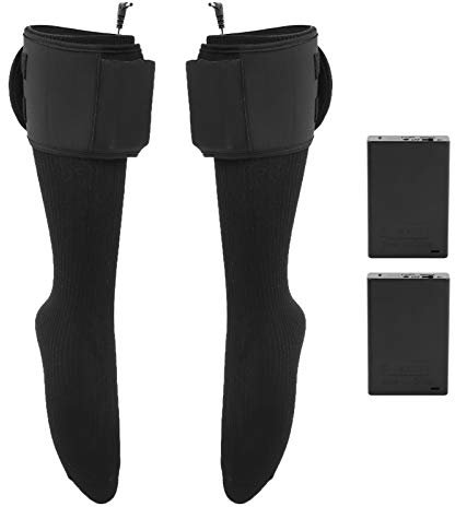 Beheizte Socken, Elektrische Beheizte Socken, Wiederaufladbar, Baumwolle, Wärmelocken, Winter, Außenwärmer, Fußwärmer