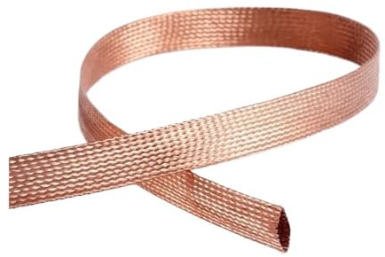 Cable de alambre de acero inoxidable 304 de 5 m, funda trenzada, funda de metal, cable de señal de blindaje conductivo expandible (2,6 mm _ 5 m)