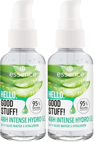 Essence - Sérum Visage Hello, Good Stuff! 48h Intense Hydro Gel (Lot de 2)