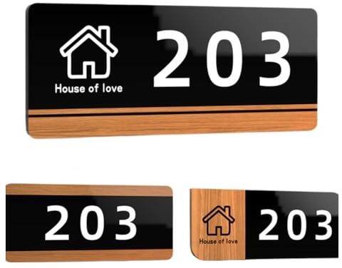 Numeri civici personalizzati per indirizzo esterno indicatore acrilico segno targa orizzontale o verticale cartello regalo per nuova casa