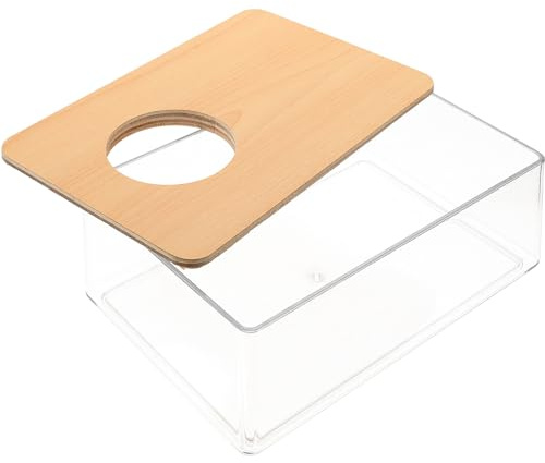 GANAZONO Hamster Sandbad Behälter Transparentes Hamsterbadezimmer Chinchilla Badewanne Wiederverwendbare Kleintier Badewanne Verschleißfest Atmungsaktiv Einfach zu Reinigen