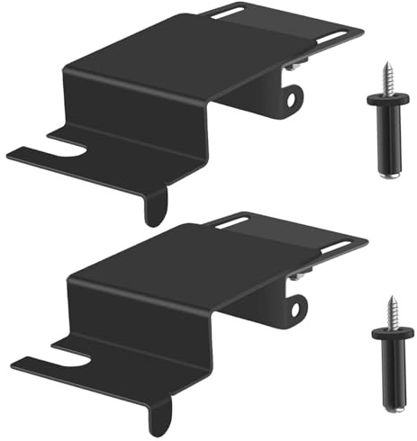 Luwecf 2 cerraduras de seguridad para puertas infantiles, cerraduras premium, duraderas, prácticas, basadas en marcos de puertas profesionales, Negro
