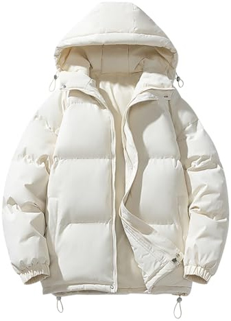 Chaqueta Plumas Hombre Capucha Plumifero Plumífero Abrigo Plumon Acolchado Plumiferos Chaqueta Acolchada Cazadora Plumas Puffer Jacket Quilted Down Jacket Abrigos Acolchados Plumíferos Hombre Invierno