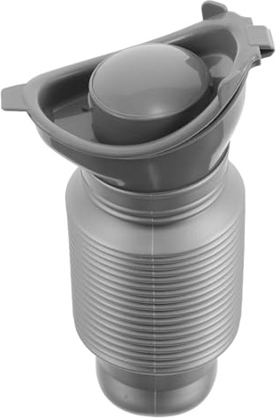 iplusmile Urinoir Portable Rétractable en Polypropylène Gris Capacité Ajustable pour Hommes Femmes et Garçon et Filles Urinoir d'Urgence Compact Voyage Camping Voiture Dispositif