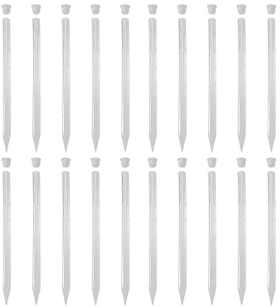 Varillas aireadoras de suelo para plantas, 20 herramientas de aireación de plantas, picos de ventilación de raíces, prevención de exceso de riego para tomate, verduras