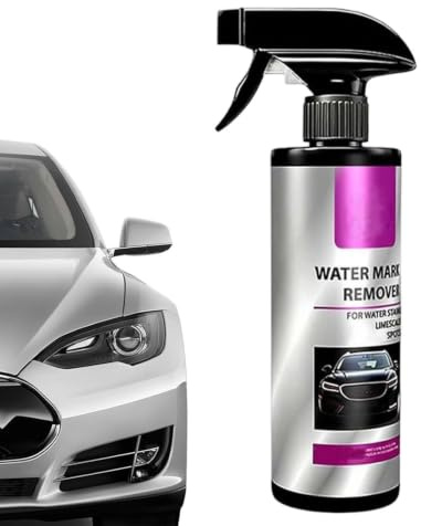 Water Stain Remover for Car, Water Spot Remover, Car Detailing Spray, Vehicle Stain Eliminator Spray, Mineral Dissolver, Hard Etching Cleanser Care Product for Painting Glass SUV Sedan