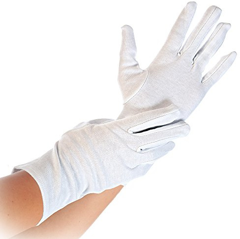 Hygonorm Baumwoll-Handschuh BLANC LIGHT Größe L, weiß, ohne Schichtel