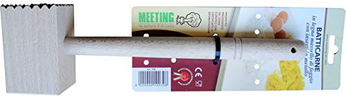 Meeting MEE154 Fleischklopfer aus Holz, mehrfarbig