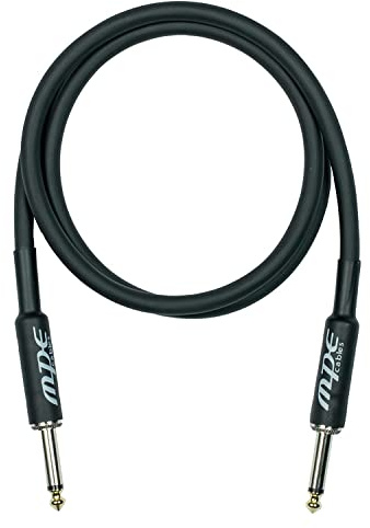 MPE - Cavo di potenza PROFESSIONALE collegamento testata cassa amplificatore con conduttori interni 2da 1mq assemblato con 2 Jack mono D.6,3mm MOD POWER115 (1 MT)