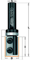 CMT Orange Tools 656.160.11 – Fräser HW mit Messer für Bohren und Gestalten Z2 S 8 D 16 x 35 x 80 DX
