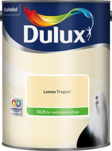 Dulux 500007 DU Silk Paint, 5 L - Lemon Tropics