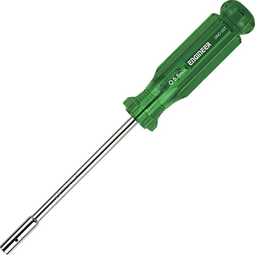ENGINEER DNC-55T Spannmutter-Schraubendreher (magnetisch) für Sechskantschrauben mit 5,5 mm Querschnitt