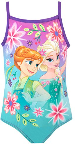 Disney Traje De Baño Frozen Bañador Anna Y Elsa | Bañador para Niña | 3-4 Años