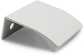 HARTE - Tirador Edge Straight - Ideal para Todo Tipo de Muebles de Baño y Cocina - Medidas 40 mm - para Armarios y Cajones de tu Hogar - Color Mate y Blanco Brillo