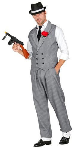 W WIDMANN MILANO Party Fashion - Costume gangster, boss mafioso, festa a tema, carnevale