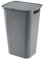 Ordinett Kubica Portabiancheria, Polipropilene, Grigio Scuro, Medio, 50 L