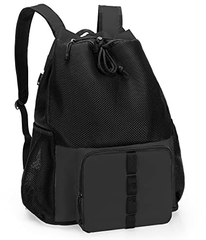 Fasrom Mesh Strandrucksack mit Reißverschluss unten zum Schwimmen | Reißverschluss Unten, Wasserdichte Tasche, Front-Reißverschluss, Verstellbare Träger, Sport Rucksack zum Schwimmen und Pool