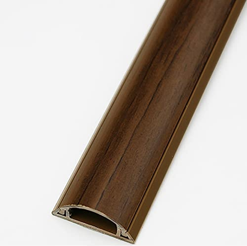 Passacavi Canale Di Gestione Dei Cavi, Copertura Per Cavi Con Venature Del Legno Canalina Per Cavi A Parete, Canalina Passacavi Sotto La Scrivania Con Adesivo ( Color : Style 3 , Size : 13 Cable )