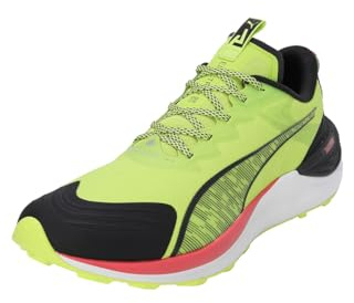 PUMA Electrify Nitro 3 TR, Road Running Shoe Uomo, Lime Pow Black-Active Red, 43 EU