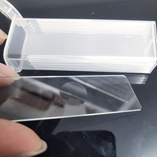 GatherTOOL 5 Teile/schachtel Wiederverwendbare Konkave Mikroskop Leere Glas Objektträger for Flüssigkeit Probe