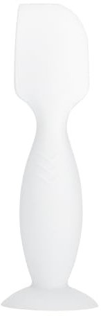 Porceosy Silikon-Windelcreme-Applikator mit Saugnapf, einfach und bequem, hygienischer Windelausschlag, Salbenapplikator, Weiß