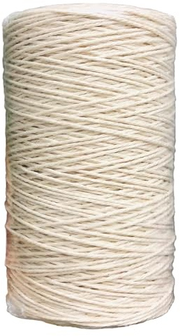 Cotton Butchers Twine, 100% Cotton Kitchen Twine String, 1mm Cotton Rope 820feet for Cooking Meat, Roasting, Trussing Poultry, Baking & Crafting