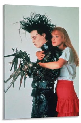 TINCHEW Poster con stampa di Edward mani di forbice su arazzo da parete, decorazione per la casa e la camera da letto, 30 x 45 cm