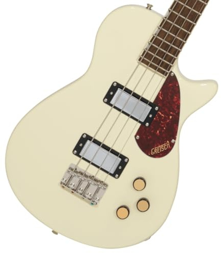 Gretsch Streamliner Jet Club Single-cut Electric Bass Guitar - Vintage White