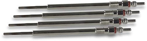 ATEC Germany 4x Bougiess de préchauffage sans capteur de pression Compatible avec ALFA ROMEO 159, BERRA, GIULIETTA, VITO, SPIDER, FIAT 500, BRAVO, DOBO, DUCATO, FREEMONT, IDEA, LINEA, JEEP, LANCIA, OP