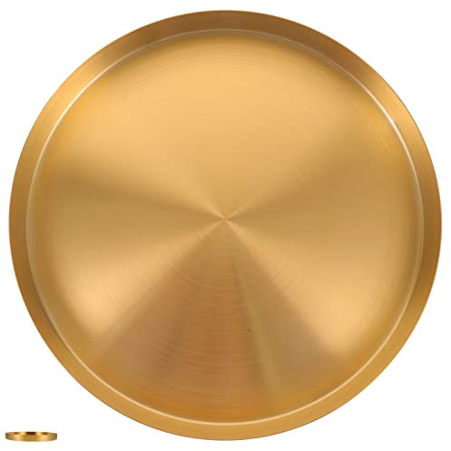 SOIMISS Plateau à Bijoux Métal Plateau De Service Pour Ornements Porte-clés Et Rangement Pour Bijoux Assiette Décorative Pour Bureau
