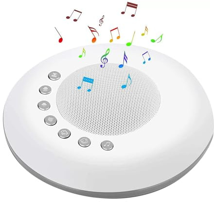 Ycagrain Macchina per il Rumore del Bambino con Luce Incorporata 28 Suoni Rilassanti USB Macchina per il Suono del Rumore per il Sonno per Bambini Adulti Facile da Installare Facile da U