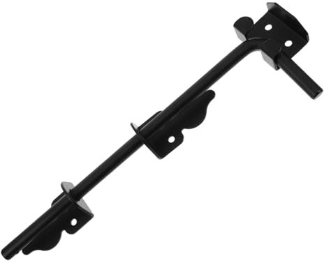 jojofuny Schiebetürriegel Aus Rohr Maschendraht-torriegel Für Holzzäune Zaunstangen Mit Schrauben Robust Für Außenbereich Tortürstopper Torbausatz Für Holzzäune Stockriegel Für Tore