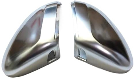 Rückspiegelgehäuse Für VW Für Passat Für B8 Für CC Für Arteon Für R Für Line Auto Spiegel Abdeckung Matte Chrom Silber Rückspiegel Abdeckung Tür Spiegelkappen(With Side Assist)