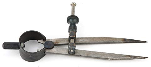 Oytrui Diviseur à Pointe Fine de 4 Pouces de Long, Outil de Marquage de Bijoux à Pieds Coniques Carrés, avec Matériau en Acier à Haute Teneur en Carbone, pour un Marquage de Précision
