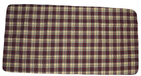 Fyearfly Almohadillas de cama para incontinencia, reutilizables, lavables, impermeables, de alta absorción, a cuadros, para adultos, niños pequeños, hogares de ancianos, hospitales, (90 * 180)