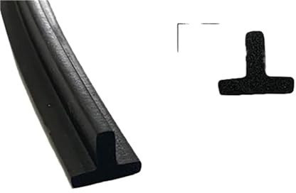 Joints de porte de douche 1 Pièce M/5 M/10 Mètres Bande D'étanchéité En Silicone Forme De T Coupe-froid Caoutchouc Couverture(T-42,1 Meter)