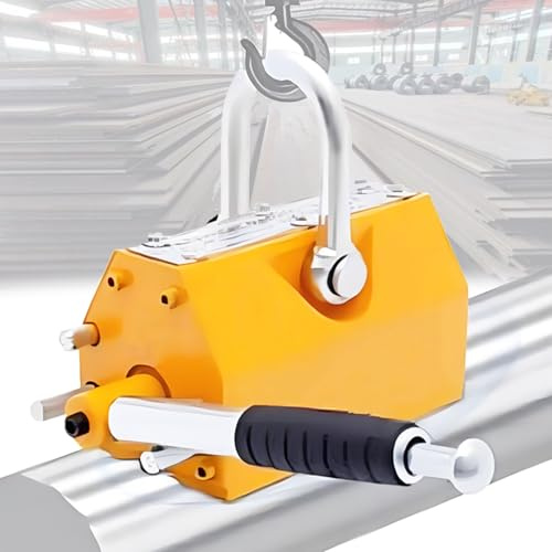 Permanent Lifting Magnet with Safety Release, High Pulling Capacity for Hoist and Shop Crane Applications