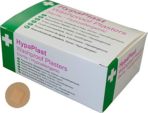 HypaPlast Pink Washproof Plasters, 2.5cm Dia. Spot (Pack of 100)