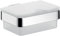 Emco Loft Feuchttücherbox (Kunststoff weiß/Chrom, Breite 155,5 mm, Feuchtpapierspender für Toiletten) 53900101