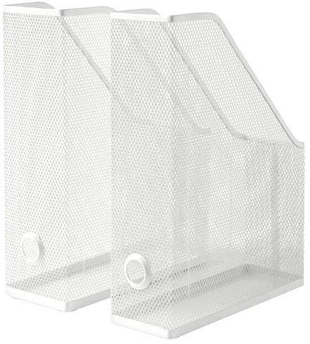 FINCHLEY Stehsammler, Weiß, Metall, 24x32,5x10 cm