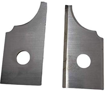 V Cut 90° Fräser oder Konkav Viertelkreis-Fräser R8 mit VHM Wendeplatten HW HM, Größe: 2 x HM Platten R8 Konkav