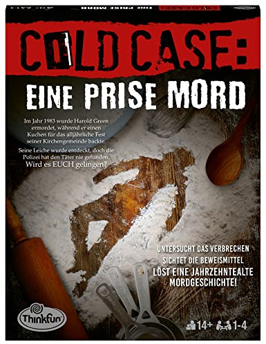 ThinkFun Cold Case: En nypa mord - pusselspel för åldrarna 14 och uppåt