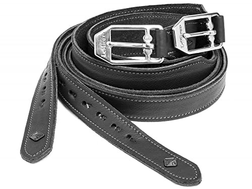 LeMieux Vector Pro Stirrup Leathers 130cm Black